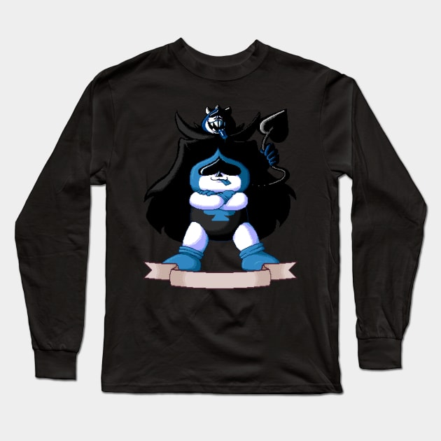 Lancer - Deltarune Long Sleeve T-Shirt by maverickmichi